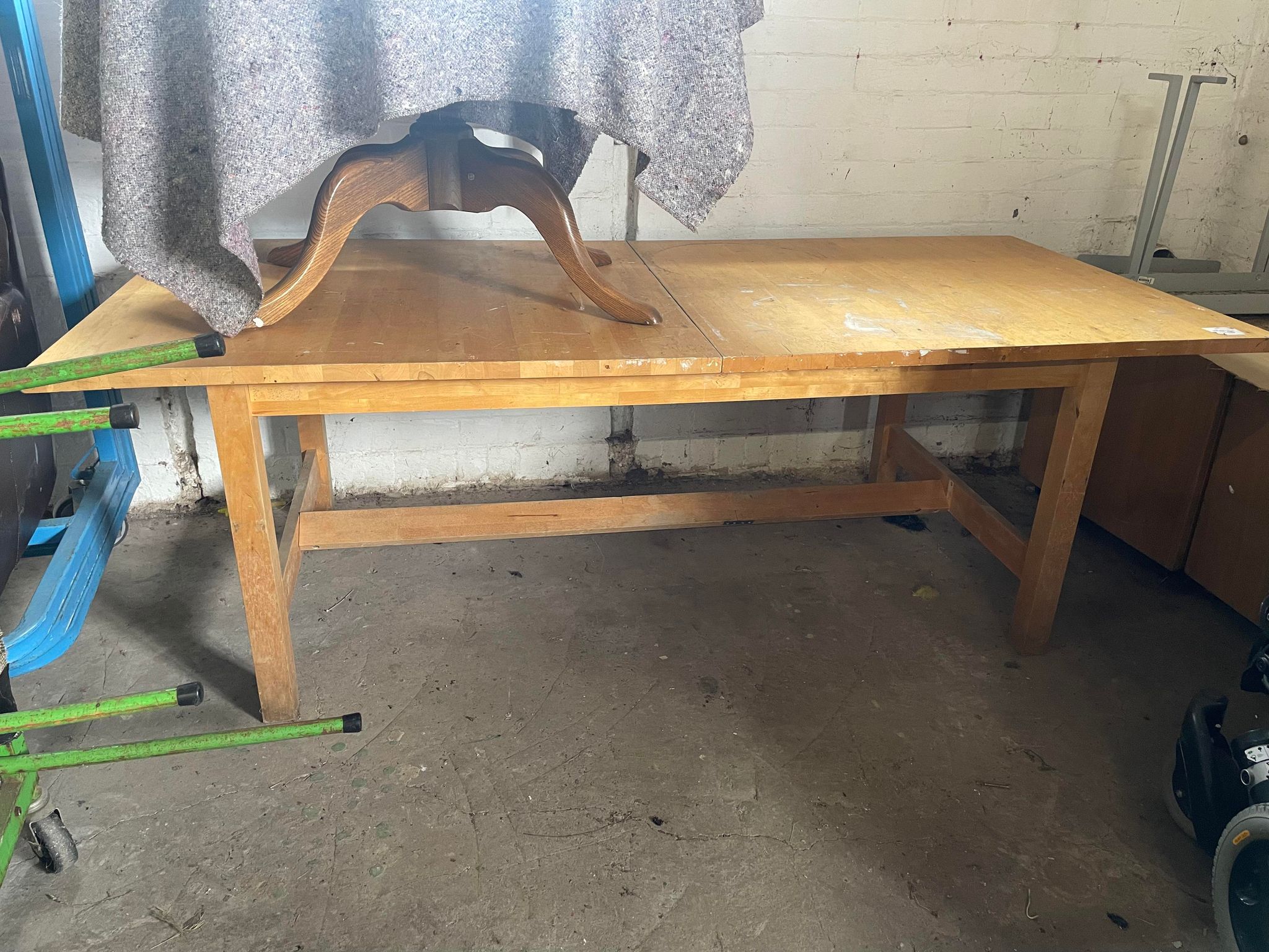 Huge art / craft table. 225cm x 100cm, 75cm tall. Delivery is possible in Taunton for £12.00